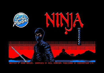 Ninja Massacre (UK) (1989) screen shot title